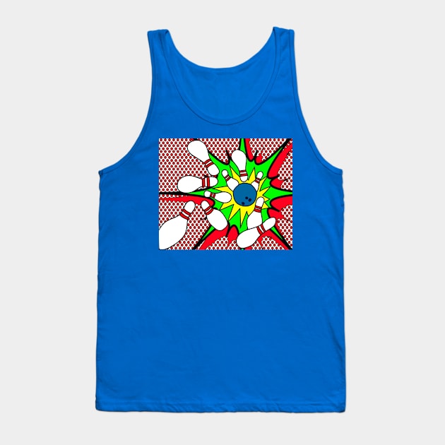 Funny Skittles Bowling Match Tank Top by flofin